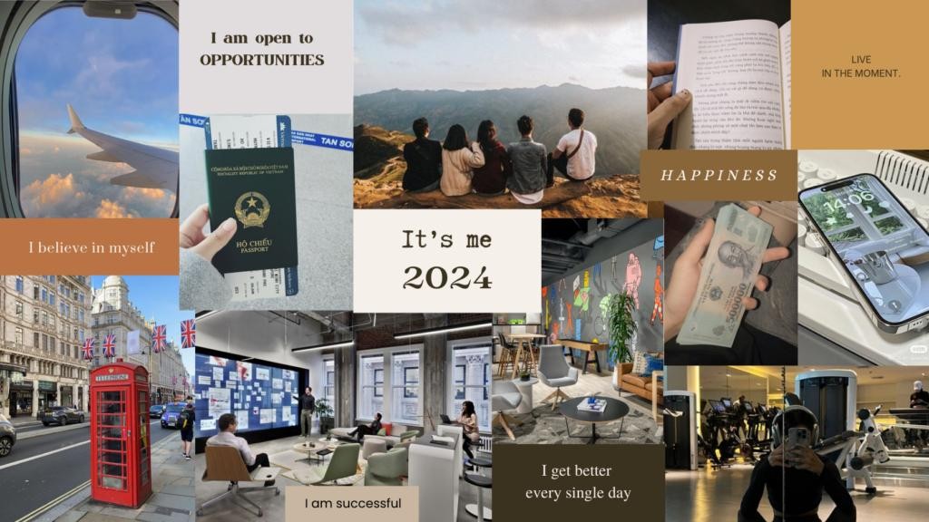 3 Bước Thiết Kế Vision Board Cho Năm 2024 Rực Rỡ Của Riêng Bạn